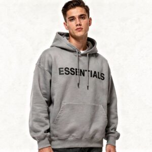 Grey Essentials Hoodie